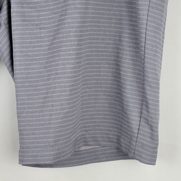 Travis Mathew 12" Shorts Mens 40 Gray White Stripe Stretch Performance Golf - Picture 6 of 15